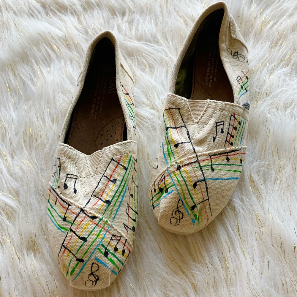Toms musical notes print